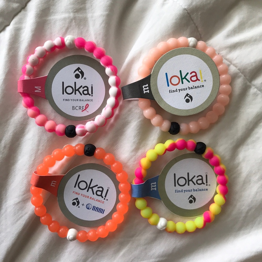 Set of 4 lokai bracelets